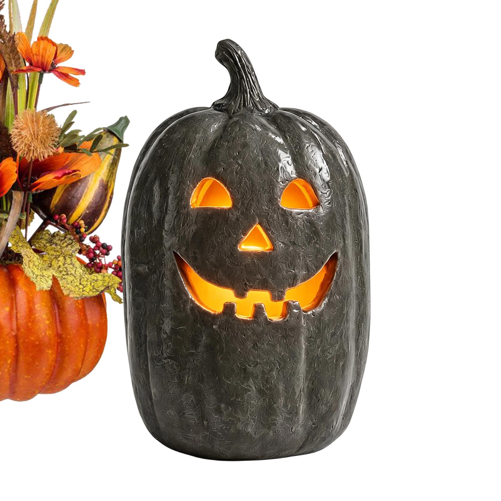 Pumpkin Lantern Halloween - Halloween Pumpkin Lantern Resin Pumpkin Handmade