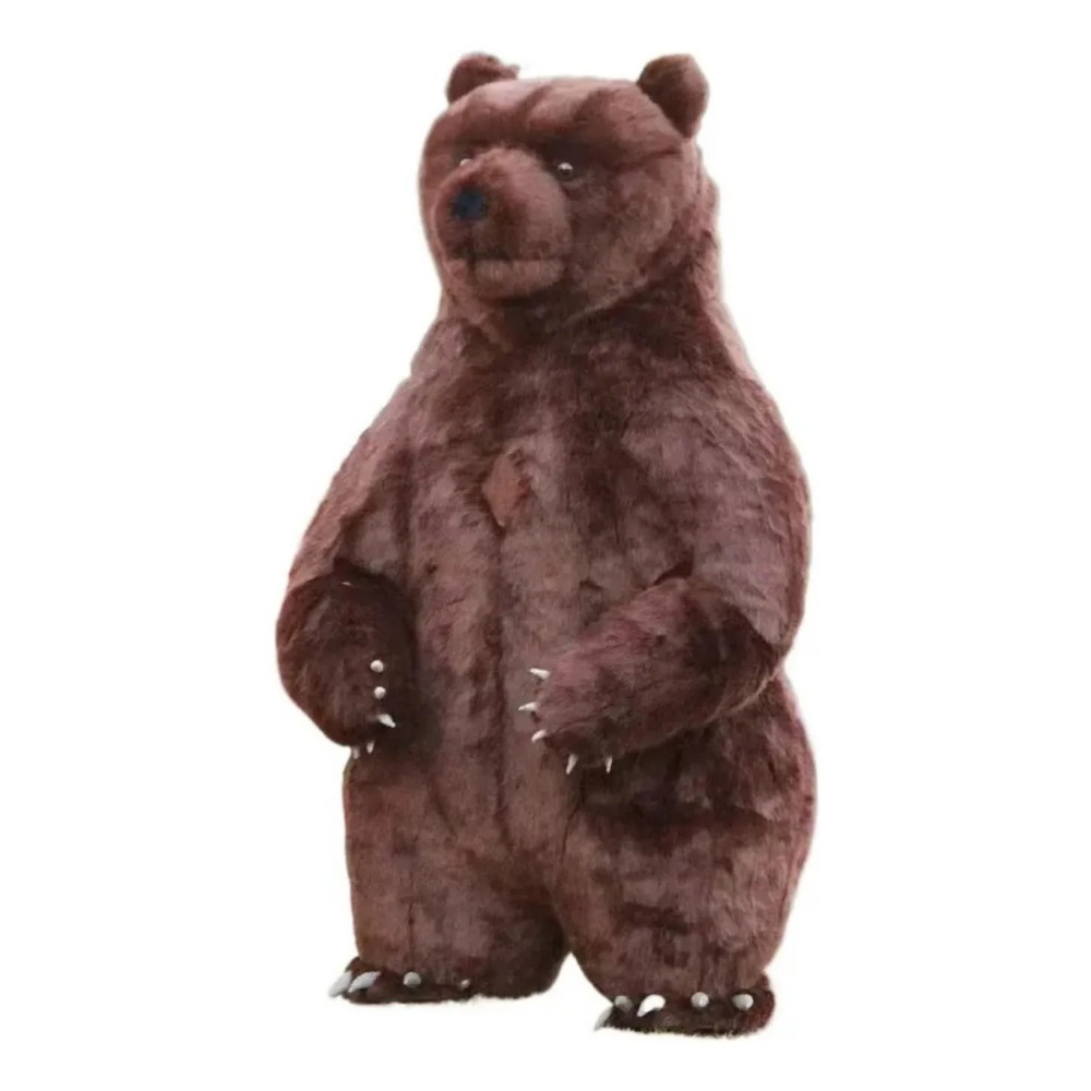 Halloween Costume Adult - Inflatable Brown Bear Mascot Costume Adults