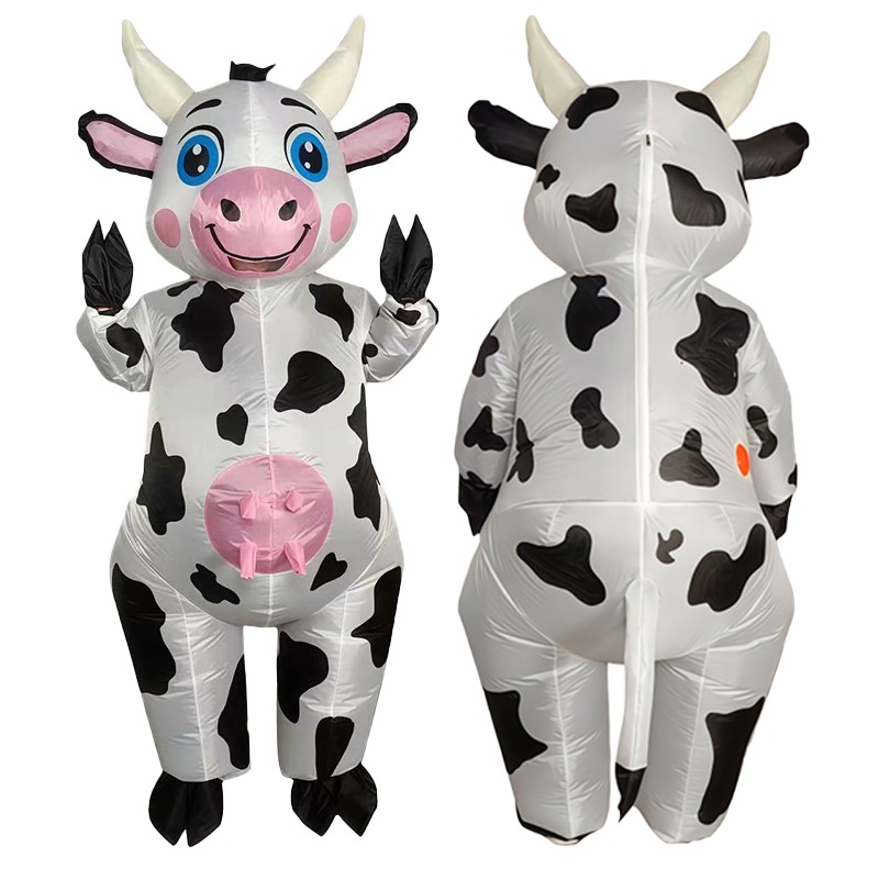 Adult Cow Inflatable Costume F - Halloween Costume Adult review and price