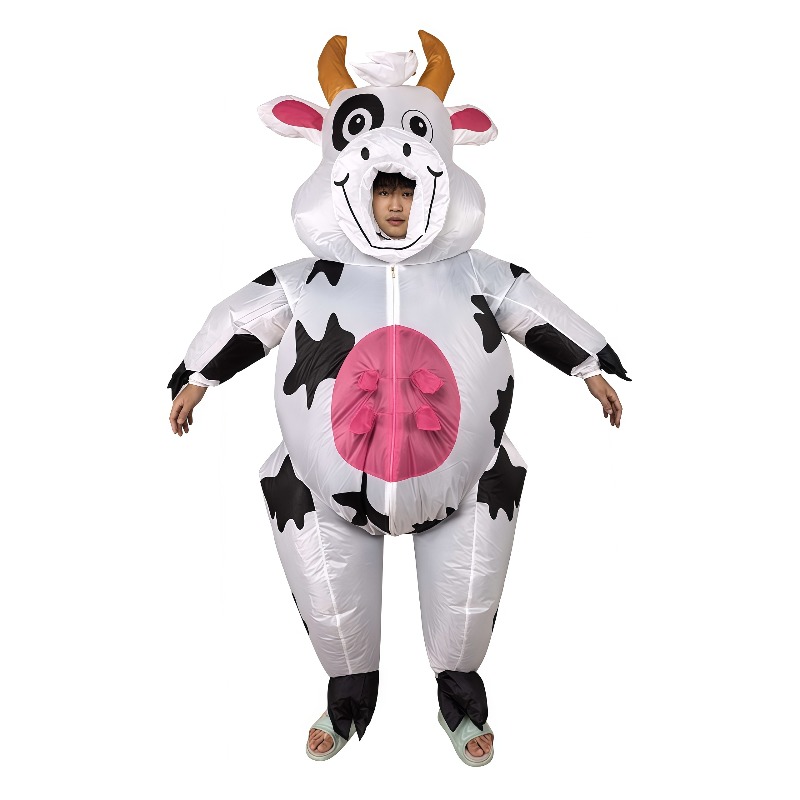 Adult Cow Inflatable Costume F - Halloween Costume Adult review and price