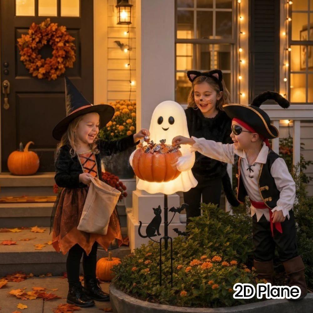 Halloween Ghost Candy Holder D - Halloween Pumpkin Decor Led review and price