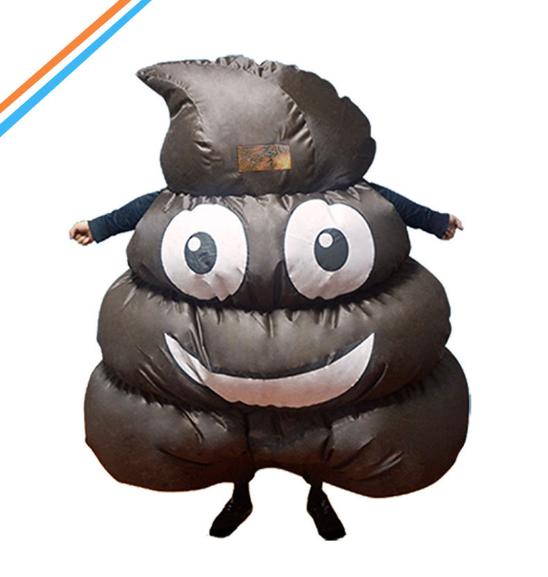 Adult Funny Inflatable Poo Cos - Halloween Costume Adult review and price