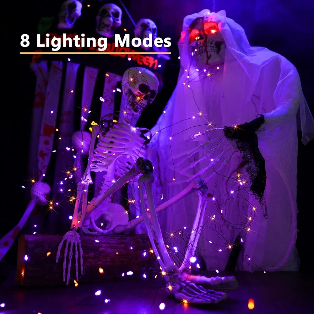 10-120M Copper Wire String Lig - Halloween Led String Lights Orange review and price