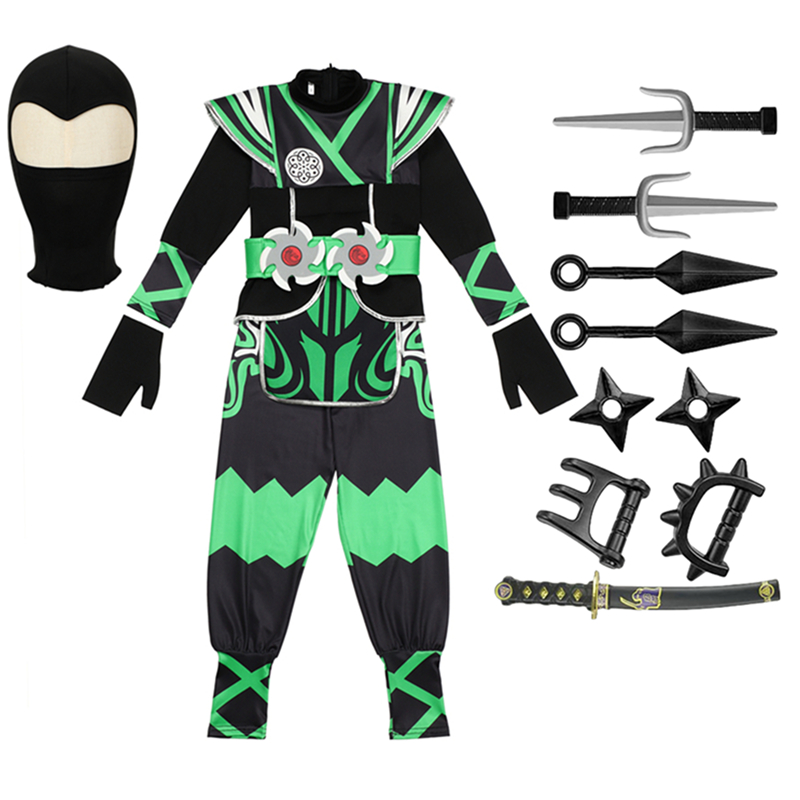 Japanese Ninja Costume Set for - Halloween Costume Kids review and price