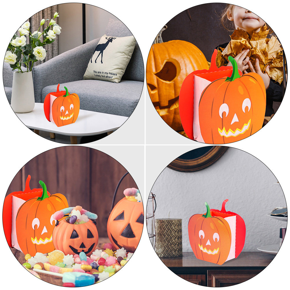 12Pcs Pumpkin Bags Hollow Out  - Pumpkin Lantern Halloween review and price