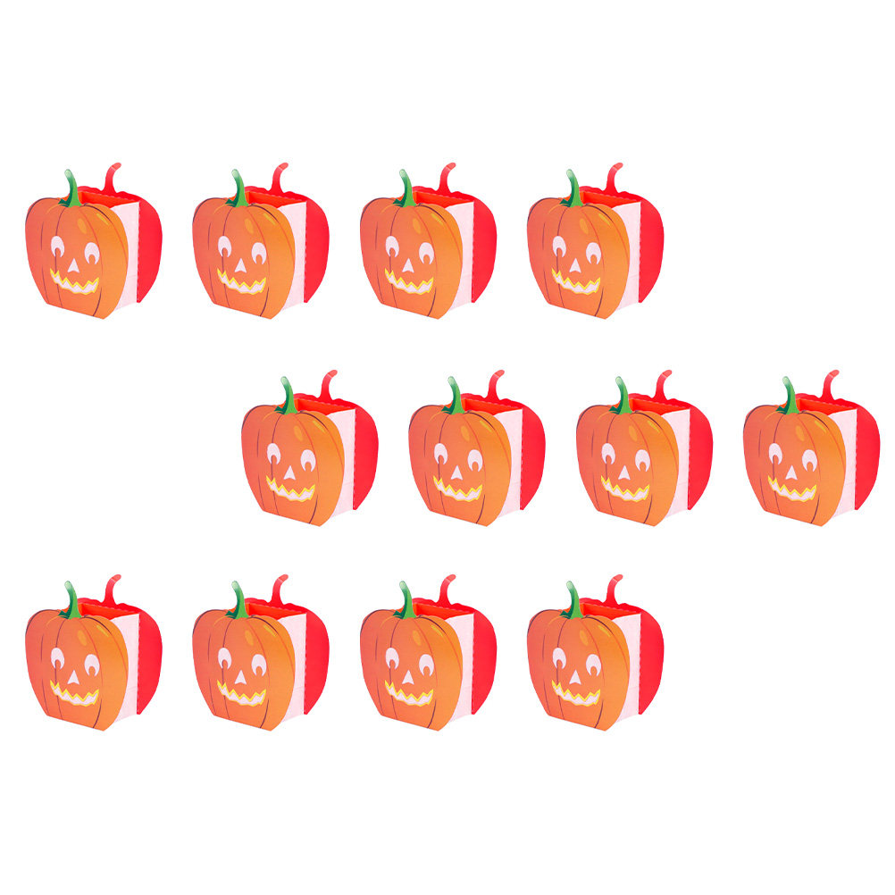 12Pcs Pumpkin Bags Hollow Out  - Pumpkin Lantern Halloween review and price