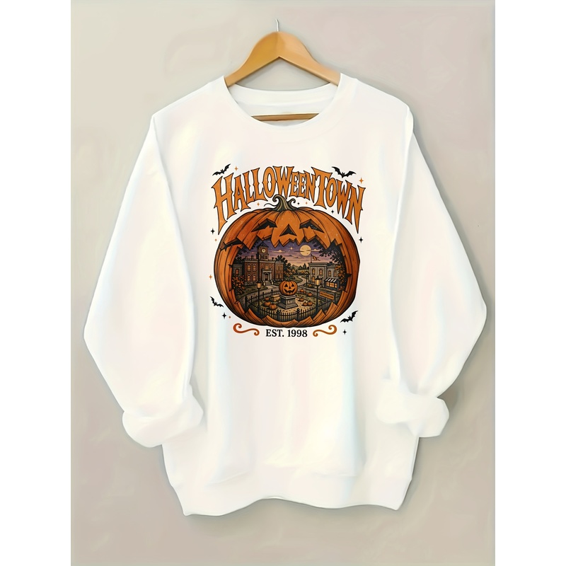 Summer Halloween Town Printed  - Pumpkin Lantern Halloween review and price