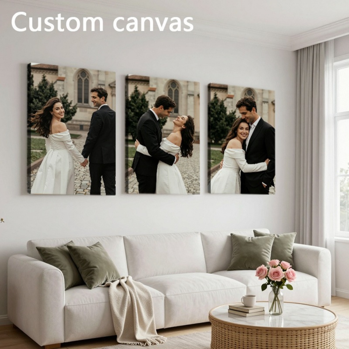 Set of 3 Custom Photo Canvas P - Halloween Party Supplies review and price