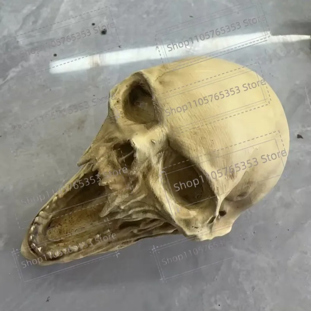 Gothic Screaming Skull Statue  - Halloween Skeleton Decoration review and price