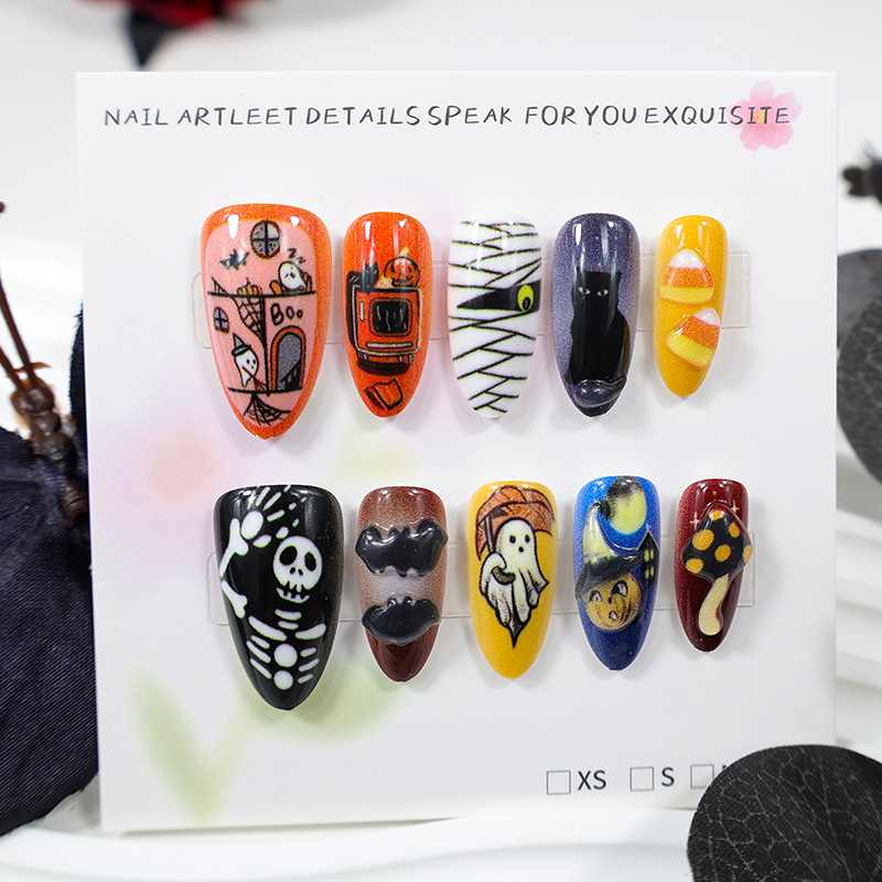 30pcs New Halloween Style Fals - Halloween Skeleton Decoration review and price