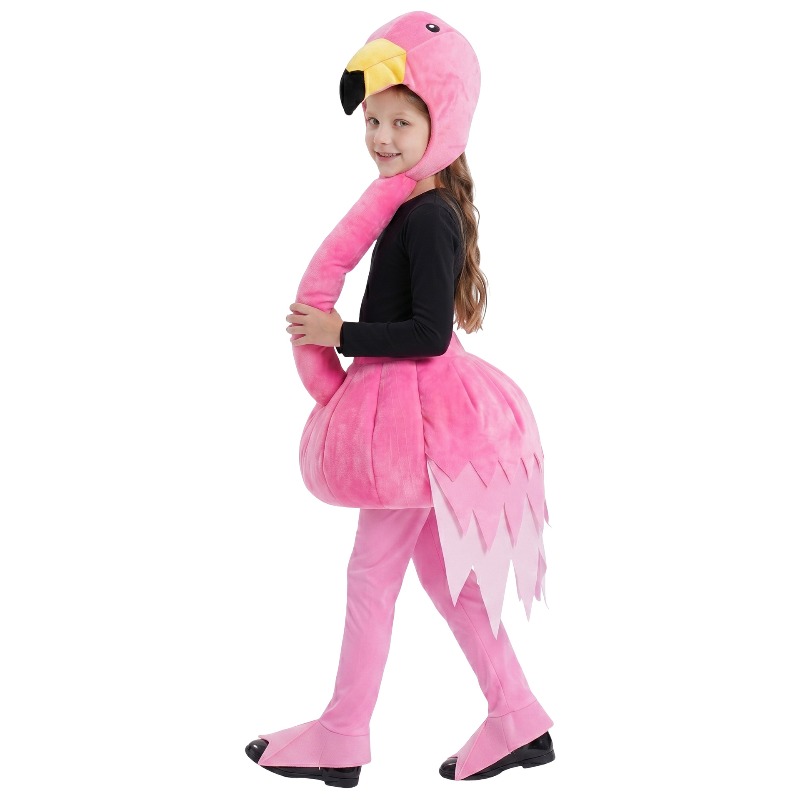 Animal Pink Flamingo Cosplay S - Halloween Costume Kids review and price