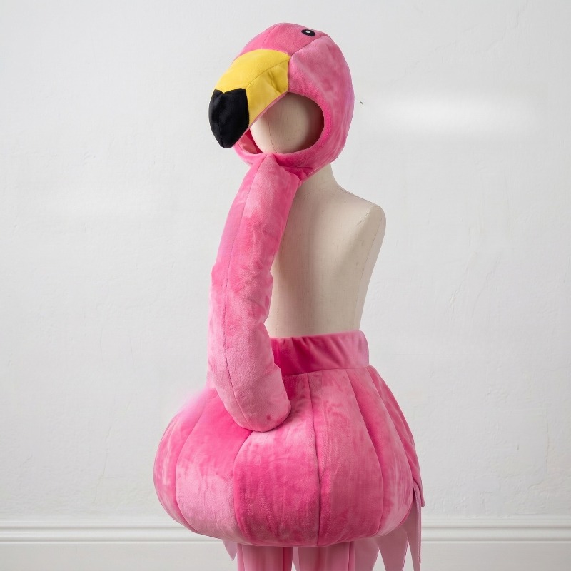 Animal Pink Flamingo Cosplay S - Halloween Costume Kids review and price