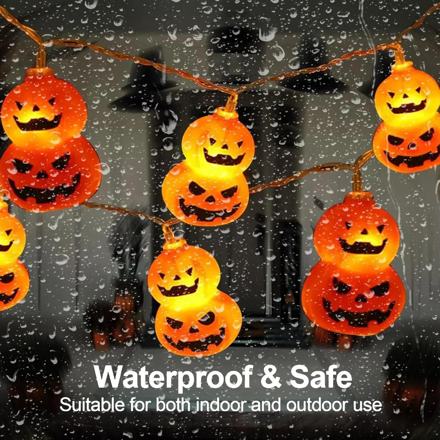 Jack O Lantern String Lights,  - Halloween Led String Lights Orange review and price