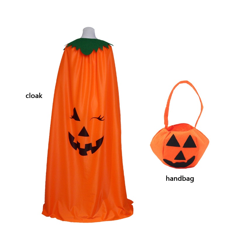 Halloween Pumpkin Costume Cape - Pumpkin Lantern Halloween review and price