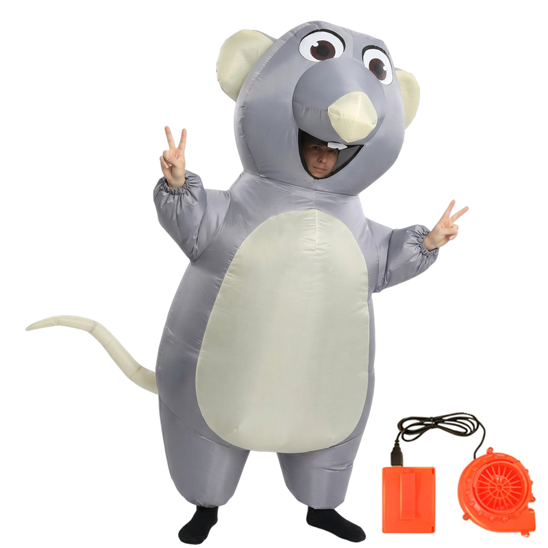 Cartoon Mouse Inflatable Costu - Halloween Costume Adult review and price