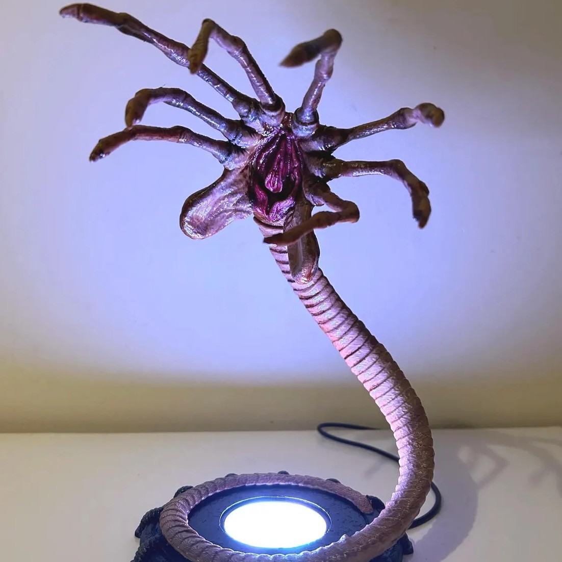 Alien Facehugger Lamp Nightlig - Pumpkin Lantern Halloween review and price