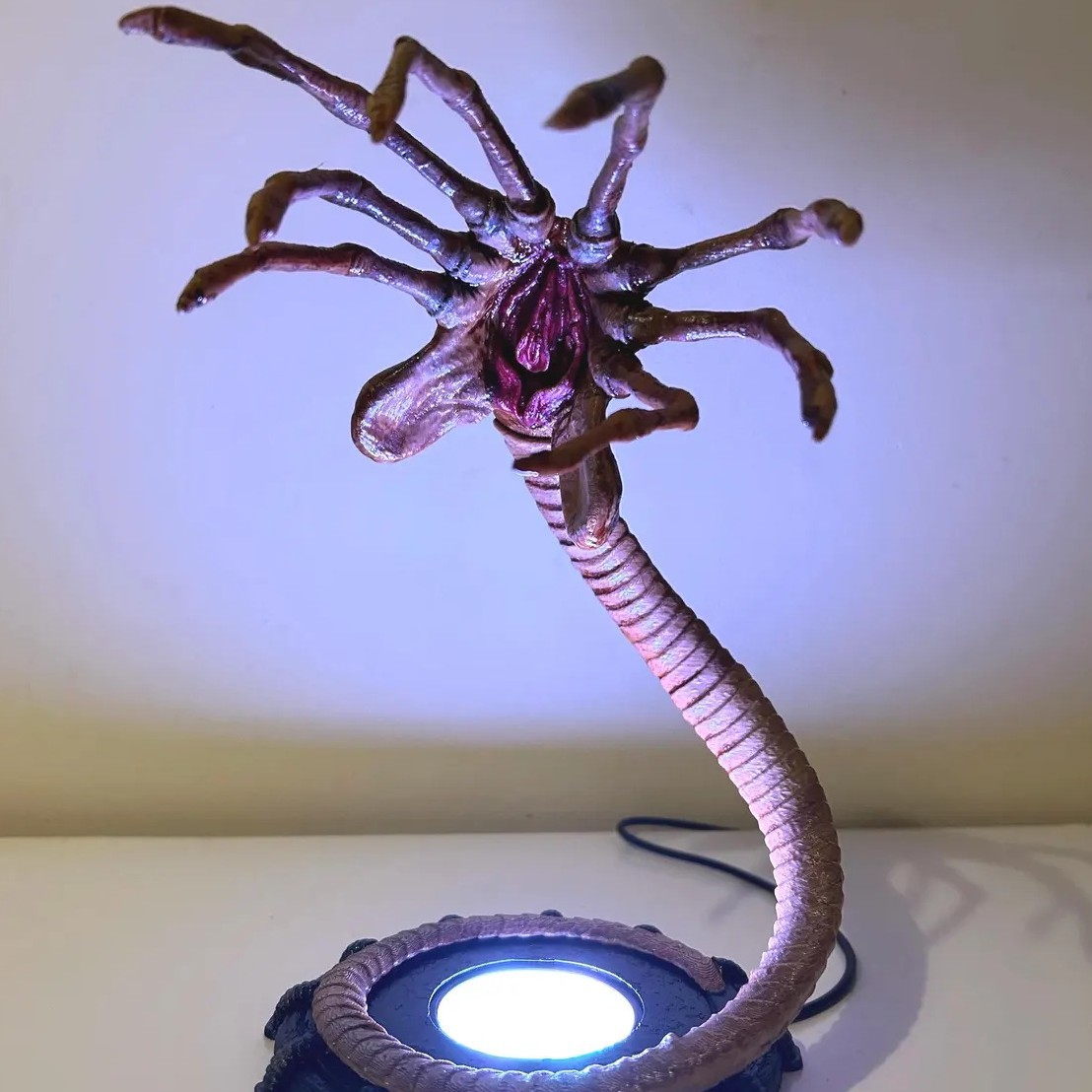 Alien Facehugger Lamp Nightlig - Pumpkin Lantern Halloween review and price