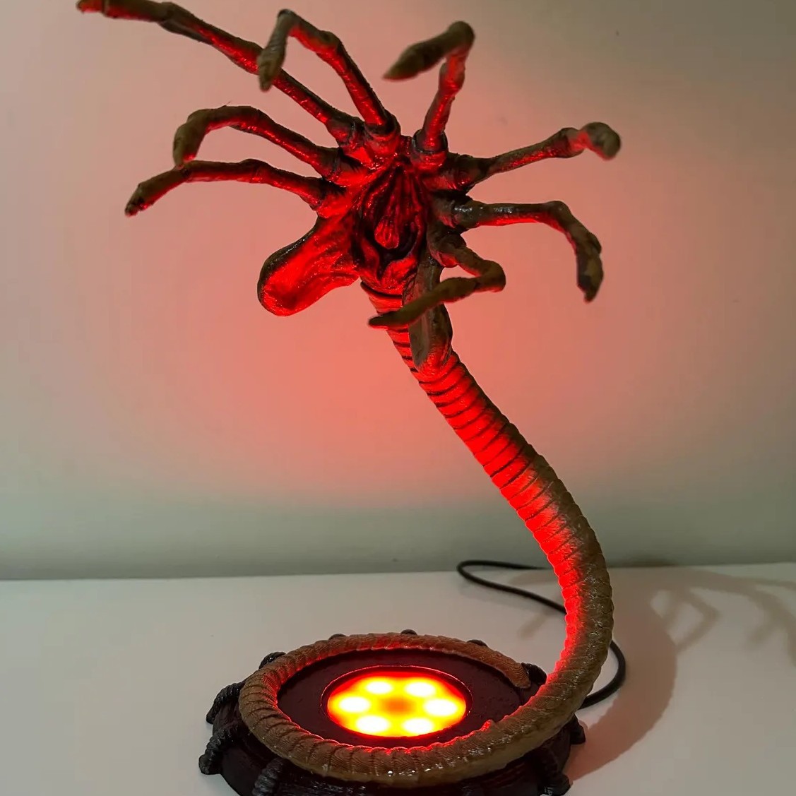Alien Facehugger Lamp Nightlig - Pumpkin Lantern Halloween review and price