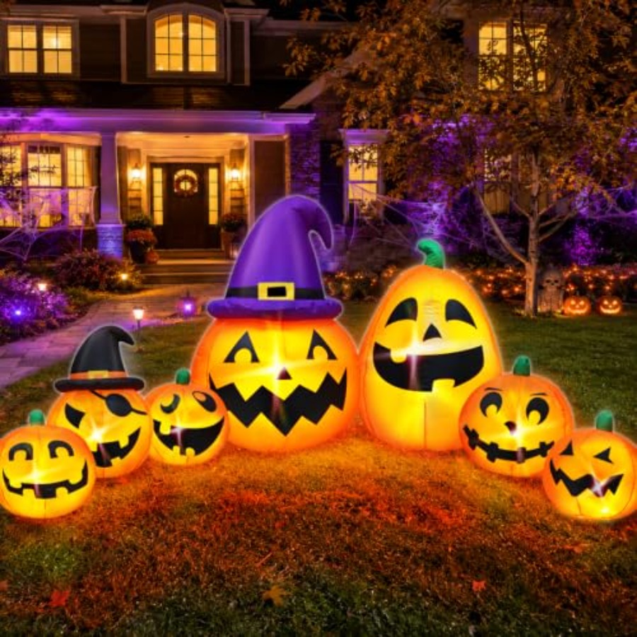 Outdoor Halloween inflatable p - Halloween Pumpkin Decor Led review and price