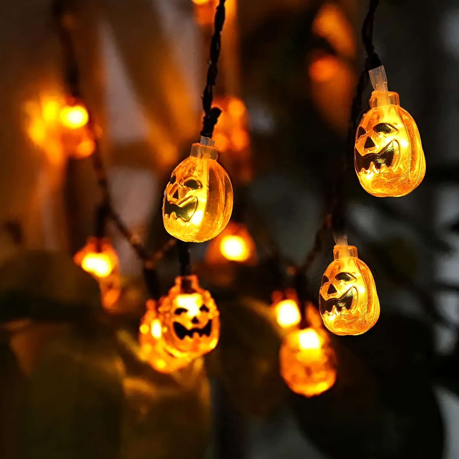 59/118in 10/20LEDs Smiling Pum - Halloween Led String Lights Orange review and price