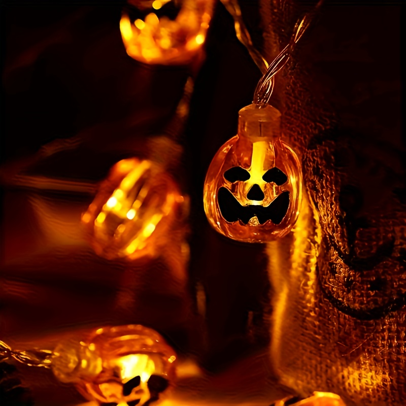 59/118in 10/20LEDs Smiling Pum - Halloween Led String Lights Orange review and price