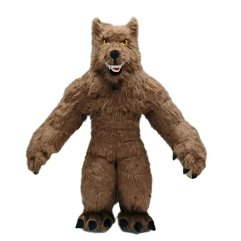 Giant Inflatable Grey Wolf Mas - Halloween Costume Adult review and price