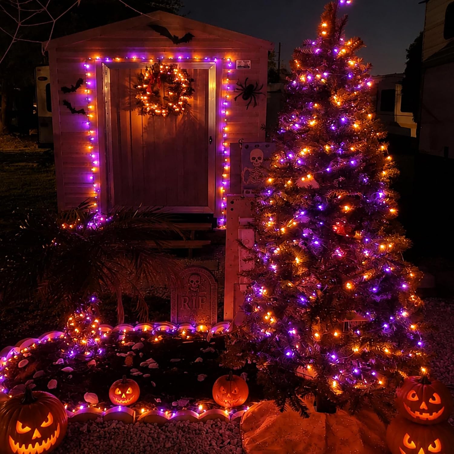 Halloween Solar Copper Wire St - Halloween Led String Lights Orange review and price