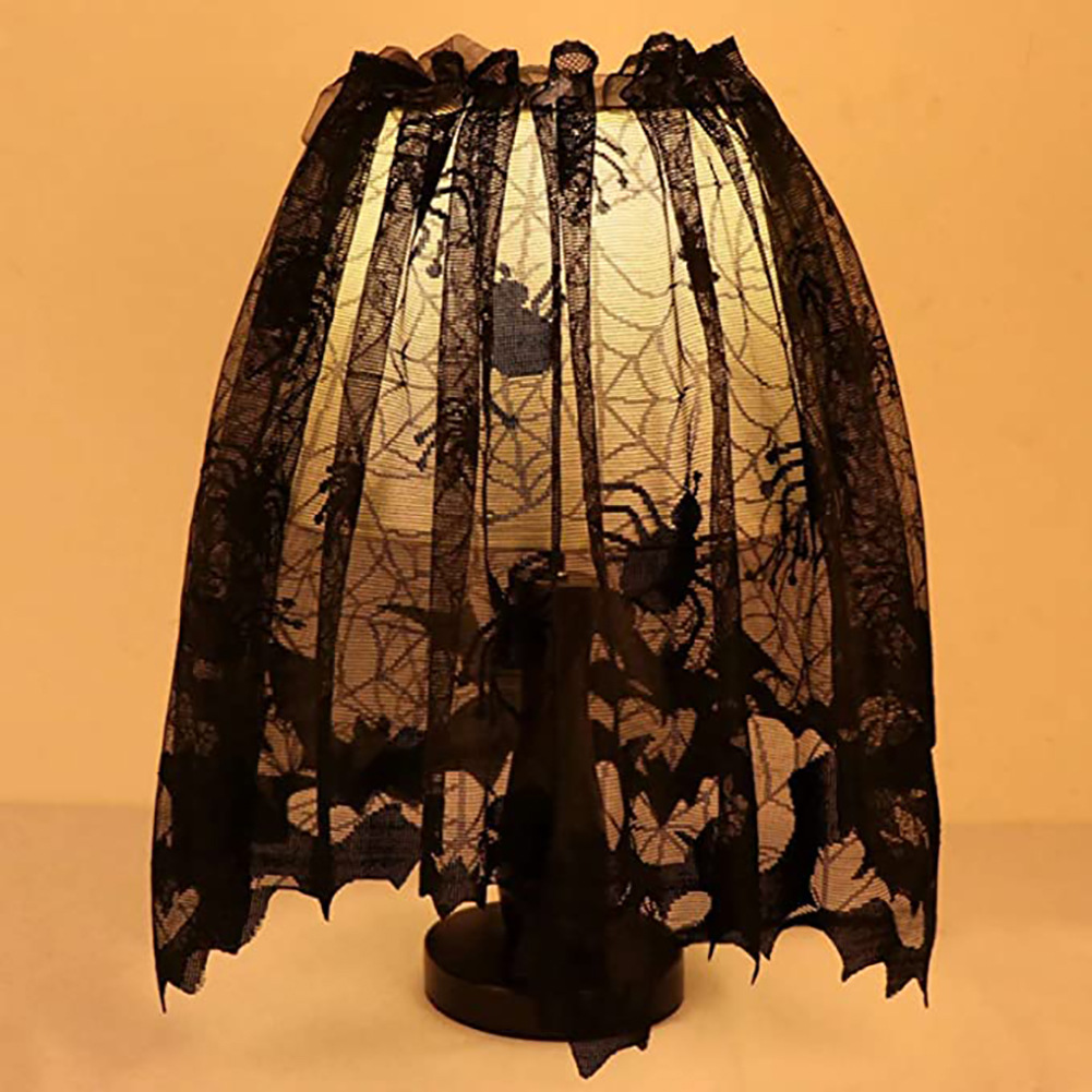 Halloween Black Lace Spider We - Spider Web Halloween Decoration review and price