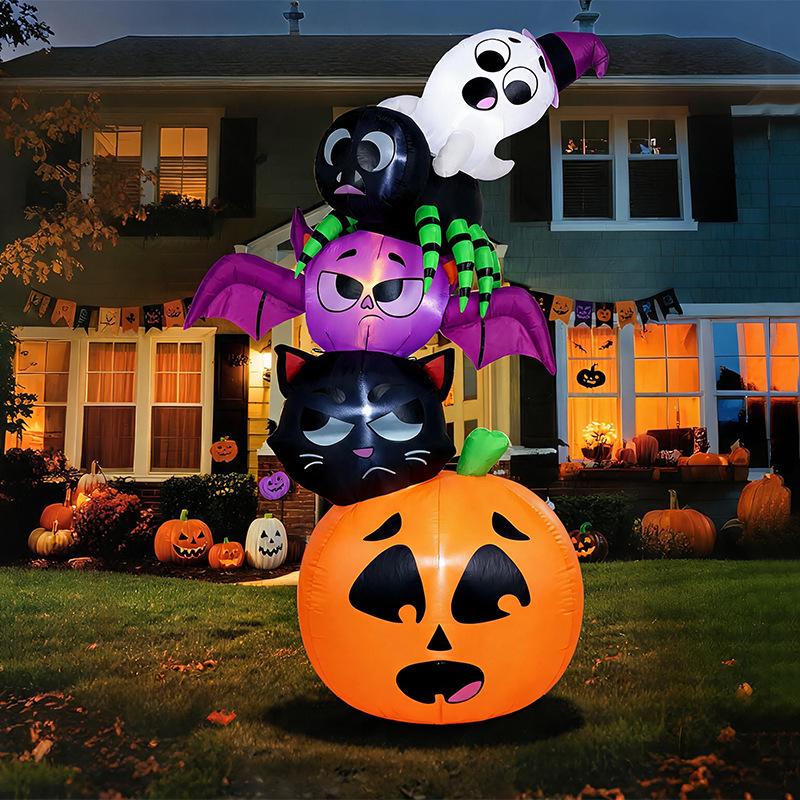 18m Halloween Inflatable Decor - Halloween Pumpkin Decor Led review and price