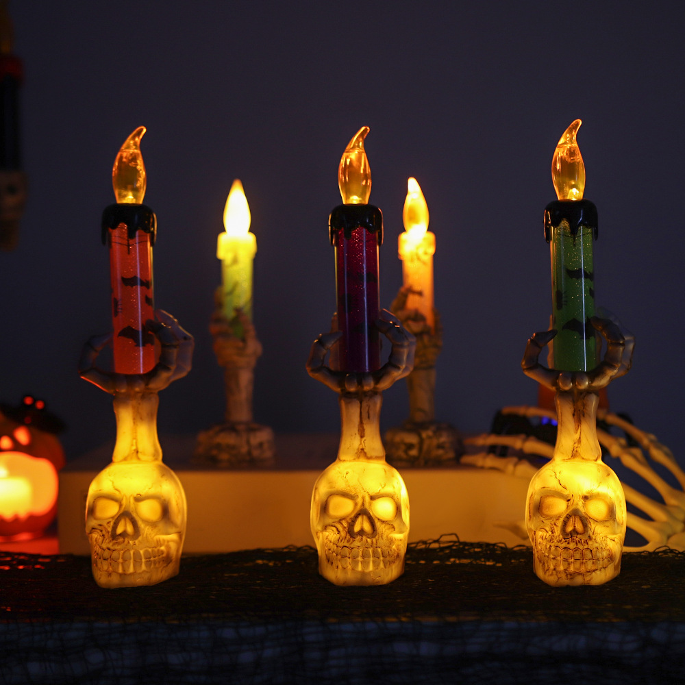 Halloween Skeleton Hand Candle - Halloween Pumpkin Decor Led review and price