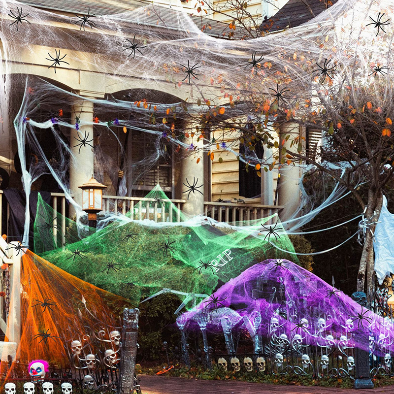 Halloween Decoration White Spi - Spider Web Halloween Decoration review and price